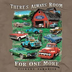 Joe Blow T’s Ford Always Room For One More T-Shirt Truck Mustang Gran Torino