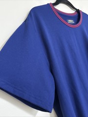 POLO RALPH LAUREN men t shirt large BLUE CASUAL BEACH OFFICE PULL ON CREW NECK