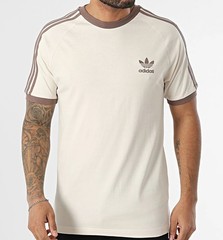 NEW MEN’S ADIDAS ORIGINALS 3-STRIPES CALIFORNIA TEE SHIRT ~SIZE MEDIUM #JN702