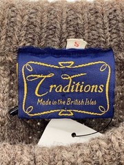 Other Brands TRADITIONS Knit Sweater (Thick) S Wool BRW Solid Color Made in Germ