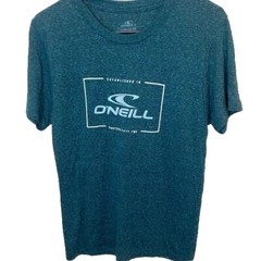 O’Neill Men’s Heather Teal Short Sleeve Shirt Size Small NWT $60 Modern Fit