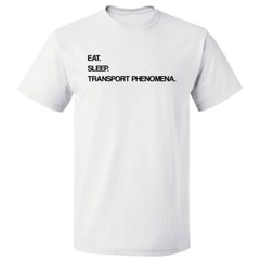 Eat Sleep Transport Phenomena T shirt Tee