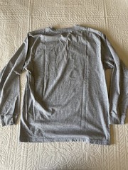 Carhartt Heather Grey long sleeve pocket T shirt Medium