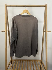 VTG FOTL Gradient Sun Faded Worn Work WIP Long Sleeve Blank T-Shirt Size XL