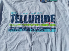 Comfort Wash Telluride Long Sleeve T Shirt Small NEW White