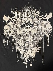 Vintage Dethklok Metalocalypse Adult Swim Band Small Black Graphic Print T-Shirt