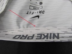 Nike Pro Dri Fit Fitted Shirt White Men’s Size Medium 838000-100