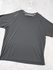 Peter Millar Shirt Mens 2XL XXL Aurora Performance Black Crew Neck Stretch Golf