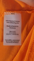 Wrangler Workwear Orange Pocket Crewneck Short Sleeve Work Tee Men’s 2XL