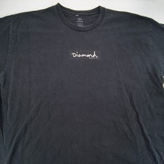 Diamond Supply Co Graphic Crew Neck Short Sleeve T Shirt Mens Size XL Black