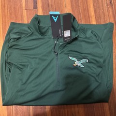 Antigua Philadelphia Eagles 1/4 Zip Pullover Jacket Green Men’s M NFL