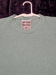 Jungmaven Hemp Organic Cotton T-Shirt Size M Green Made in USA 19×27