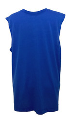 ATHLETIC WORKS DRIWORKS BLUE FIRE TRI BLEND MUSCLE Tank Sz L*