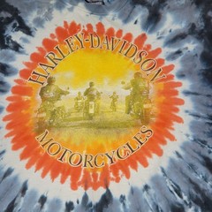 VTG Harley Davidson Tie Dye T-Shirt Men’s XL Single Stitch Distressed Biker USA