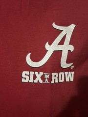 Iron Bowl 2025 Champions Six In A Row Alabama 20-27 Unisex T-Shirt Size Medium