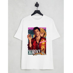 Scarface Movie Al Pacino Poster Graphic T-Shirt – Classic Film Vintage Style Uni