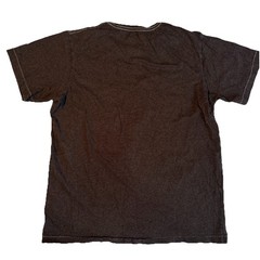 Roots Canada Slub T Shirt Mens Medium Brown Wildlife Deer Graphic Outdoors Tee