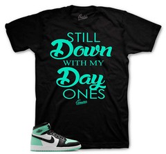Shirts To Match Jordan 1 Green Glow Sneakers – Day Ones Sneaker Tees