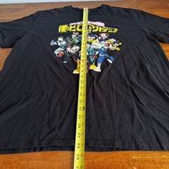 My Hero Academia Men’s T-Shirt Size 2XL XXL Anime Graphic Black Funimation Heros