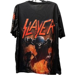 NWOT SLAYER Unholy Army T Shirt Size L This Not T Shirt Material. Satiny Soft.