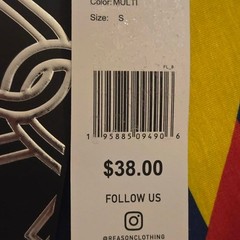 Reason brand multi color long SMALL