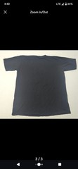 Gemrock Mens Size XL Black Cotton Short Sleeve Crew Neck T-Shirt New
