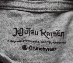 Jujusu Kaisen Unisex Adult’s High School Crew T-Shirt BL1 Grey See Description