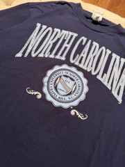 🏀 Vintage 90s Navy Blue UNC Chapel Hill North Carolina Tee