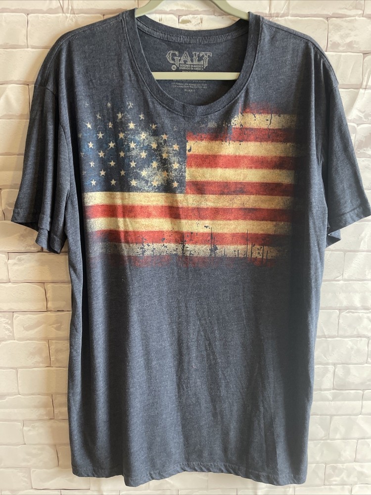 GALT American Flag T Shirt Size XL