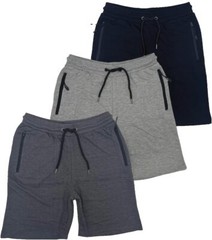 BROOKLYN VERTICAL Mens 3 Pack Fleece Cotton Active Jogger Small, Combo B