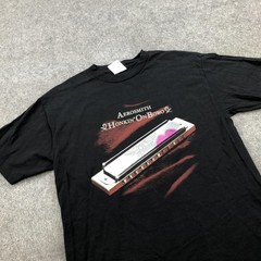 Vintage Aerosmith Shirt Mens Medium Black Honkin On Bobo Tour 2004 Graphic