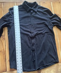 True Classic Men’s, Knit Long Sleeve, Slightly Relaxed Fit Collard Shirt Stretch