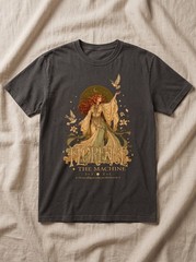Florence The Machine Comfort Colors T-Shirt, Art Nouveau Vintage Indie Rock Tee