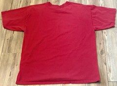 VTG American Lure Co Lil Wiggler Fishing T Shirt Red Graphic Gildan Ultra XL