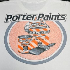 Vintage Single Stitch T Shirt Good Time XL 100% Cotton Porter Paints Teflon