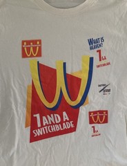 Wonder Showzen Tee Shirt – Size M – McDonald’s Parody MTV McNuggets Skit
