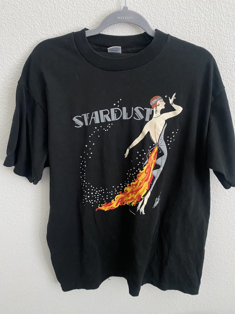 Vintage 80s Stardust Art Deco Sevenarts Limited Single Stitch Rare USA Made XL