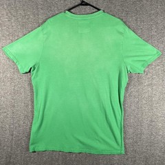 Aeropostale Shirt Mens XL Green 87 Applique Logo Y2K Distressed Streetwear