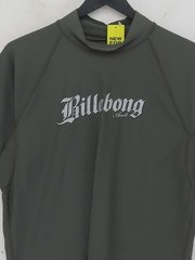 Billabong Men’s T-Shirt XL Grey Graphic Polyamide with Spandex Basic