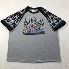 Matco Tools Shirt Mens Extra Large Gray Flames Fire Skate Surf Street Garage Tee