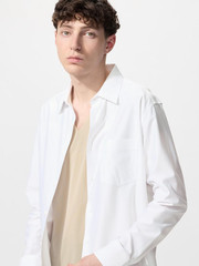 UNIQLO Men AIRism Deodorant Mesh V-Neck T-shirt Dry, Deodorant, and Cool Touch