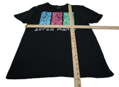 Super Mario T-Shirt Men’s M Black Graphic Nintendo Short Sleeve Cotton T0413
