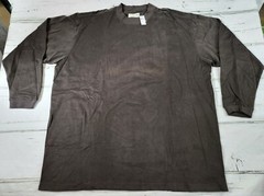 Vintage Deadstock Axis Mens 3XB Combed Cotton Long Sleeve Mock T Shirt NWT $60