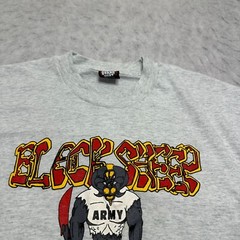 Vintage Screen Stars T Shirt Gray Delta Army 4th Platoon Mens Size Large L