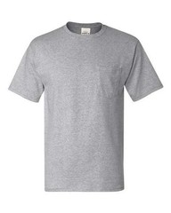 Hanes – Authentic Pocket T-Shirt 5590 XL Light Steel Gray Men New Sealed