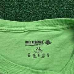 Reel Legends Tshirt Mens XL Green Long Sleeve Florida Fishing Snook Graphic Tee