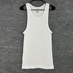 Stafford Tank Mens XL Dry+Cool Tagless Undershirt 4 Pack Ribbed White Basic