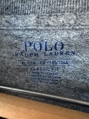 Polo Ralph Lauren XL Gray Graphic T Shirt Classic Fit 1967 Shield USA Logo Tee