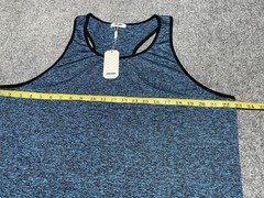 Coofandy Sleeveless Tank Top Shirt Blue Size XL NWT
