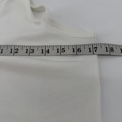 Todd Snyder Tank Top Mens m White Ribbed Tank Top KN1270422 Pima Cotton Modal